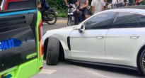 Va chạm với xe buýt, chủ xe Porsche Panamera nhận cái kết đắng